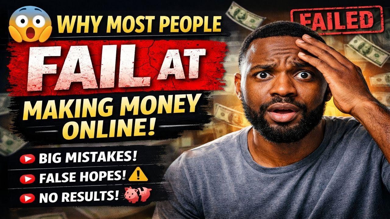 Fail Monney Why Most People Fail At Making Money Online (Harsh Truth) - YouTube