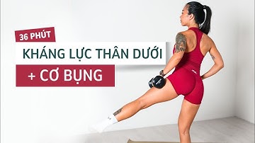 Bài tập 36 phút Thân Dưới & Core | Tập Theo Đồng Hồ | Tạ 3–5kg | 5:30 Series – Tập 7