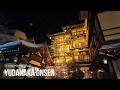 Yudanaka Onsen on a snowy night, a town like “Spirited Away”【4K Japan Walk】