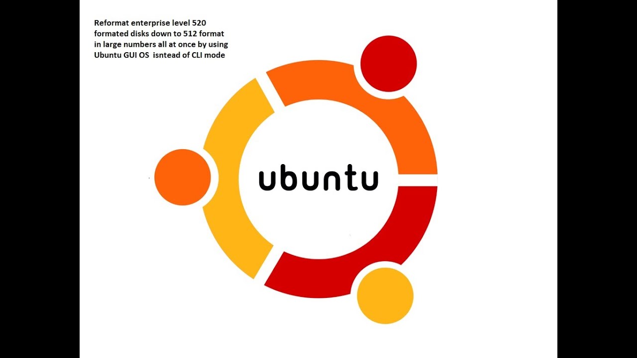 How to speed up formatting 520 formatted enterprise hard drives down to 512 format standard