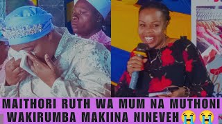 Muthoni Wakirumba guita Maithori  akiina Nineveh rwa Ruth Wa Mum