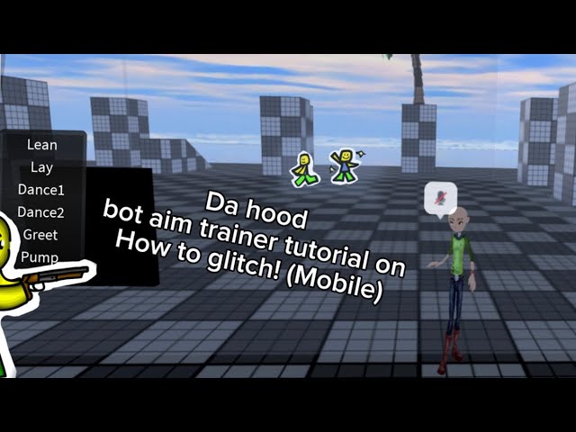 how to get bots in da hood aim trainer 2023｜TikTok Search