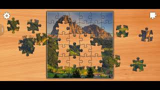 Jigsaw Puzzle Langkofel Mountains in Italy Solution 🧩🗝️🎮🎯🧩🎮🎯🧩 screenshot 5