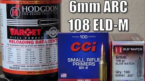 6mm ARC, Varget, 108 ELD-M