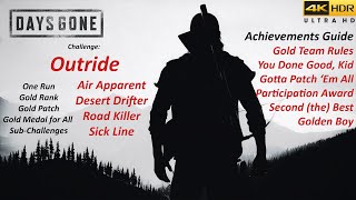 Days Gone Walkthrough: Outride Challenge, Gold Rank & Patch, Gold Medal All Sub-Challenges