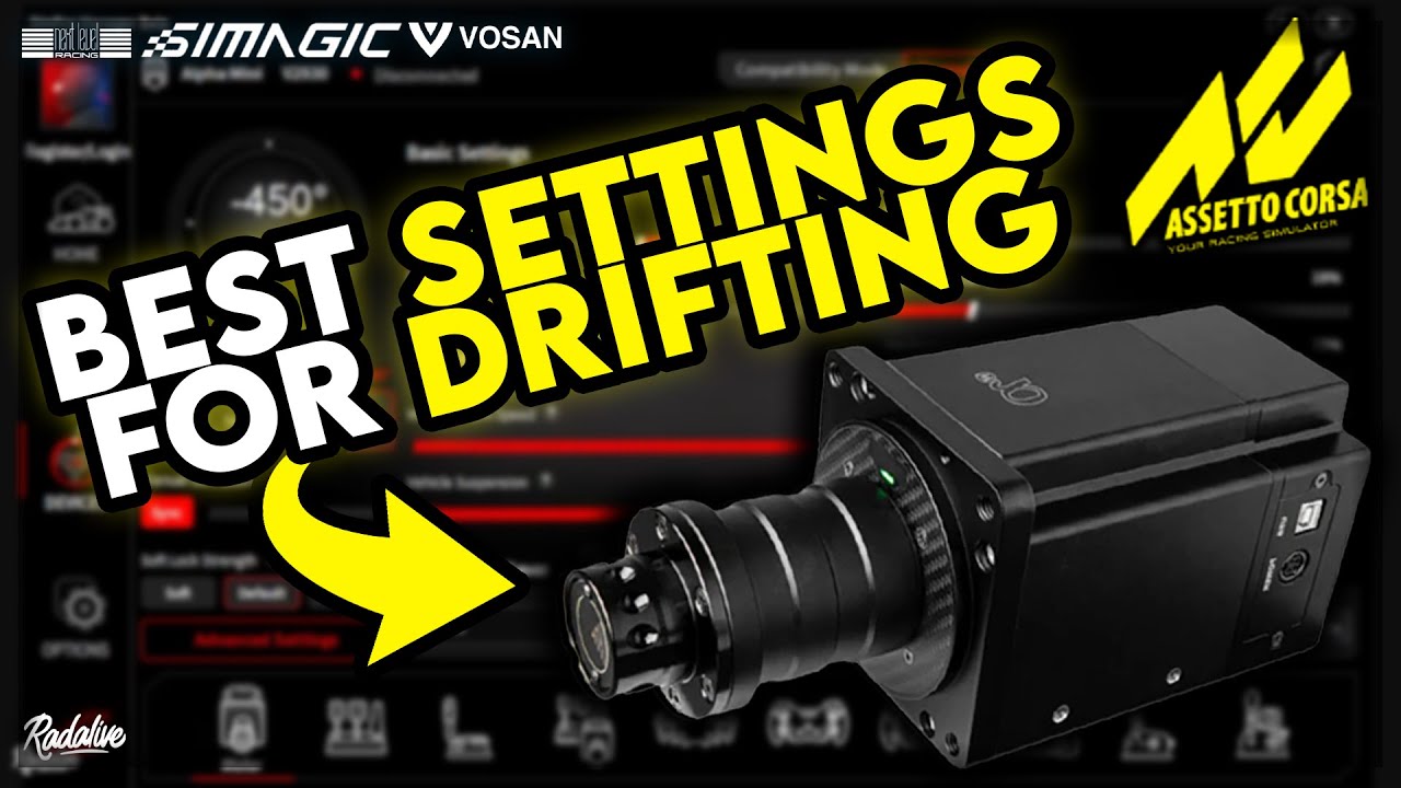 The BEST Wheel Settings for assetto Corsa! Simagic Alpha Mini