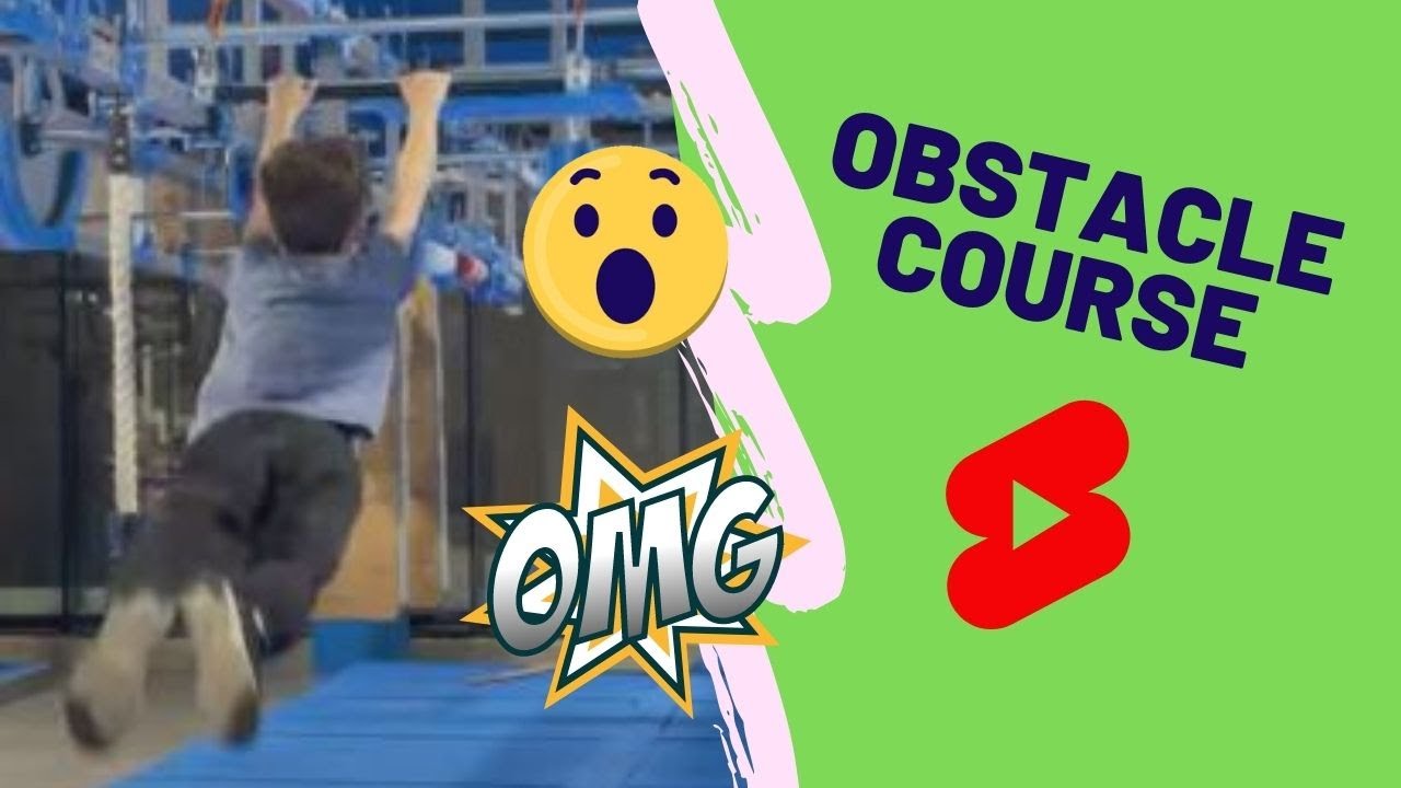 Crazy Ninja Kid Warrior Lache Obstacle Course | Ninja Boulder Twins