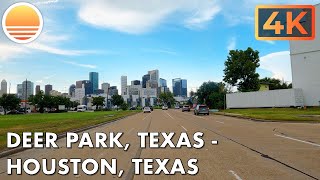 Deer Park, Texas to Downtown Houston, Texas!  Drive with me!