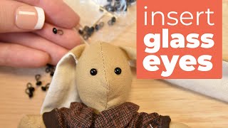 How To Insert a Wire Looped Glass Eye