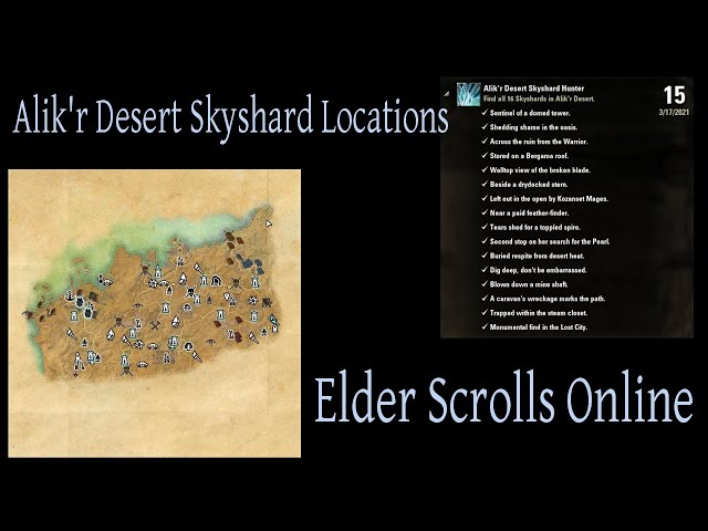 Alik'r Desert Skyshard Locations Map [Elder Scrolls Online] ESO class=