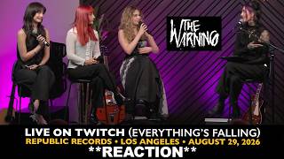 Reaction: The Warning Live on TWITCH (August 29, 2026) Everything's Falling Q&A screenshot 5