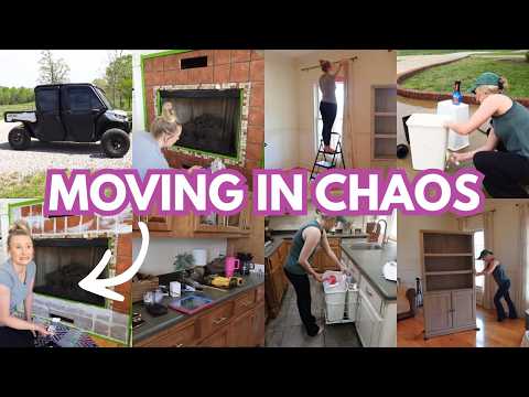 Moving Into Our Farm House || Fireplace Makeover, New Couch & Farm Tour!