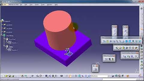 78 CATIA Beginner Tutorial- Compass Translation