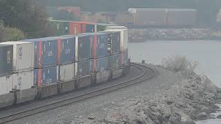 (Dad Cam) Union Pacific IOANP Passing Through Bayfront Park (9/4/21)