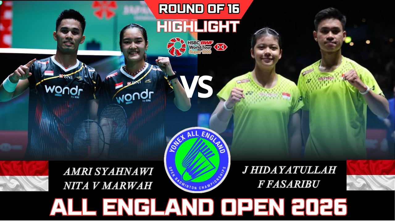 MENYALA! SYAHNAMWI/MARWAH (INA) vs JAFAR/FELISHA (INA)[XD]R16 | ALL England Open 2026 Badminton