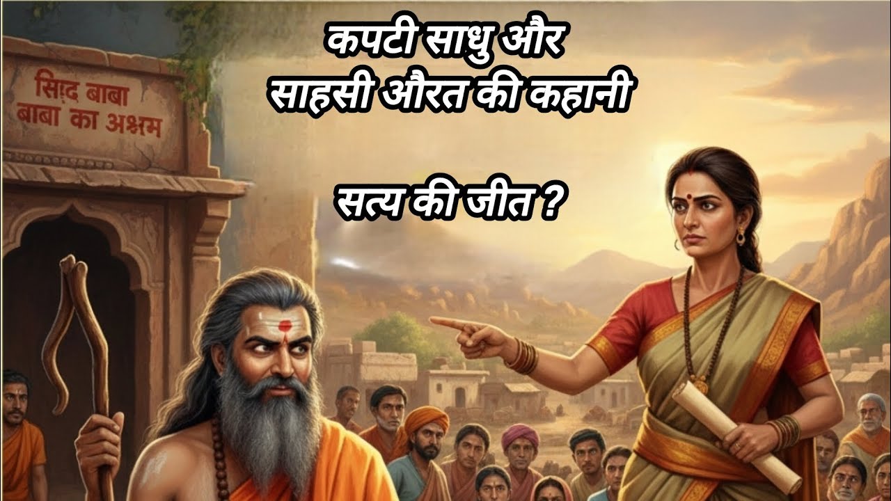 गांव के ढोंगी बाबा की कहानी। सच जानकर सब दंग रह गए 😱।  The Story of a Fake Village Baba😱।