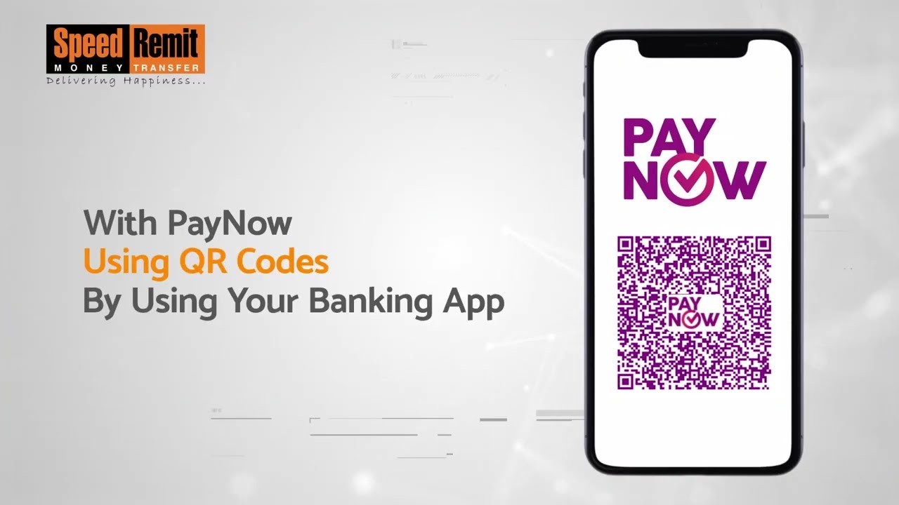 Transfer Fund With PayNow Using QR Codes - SpeedRemit