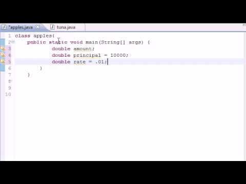 Part 23: Java Programming Tutorial - Compound Interest Program