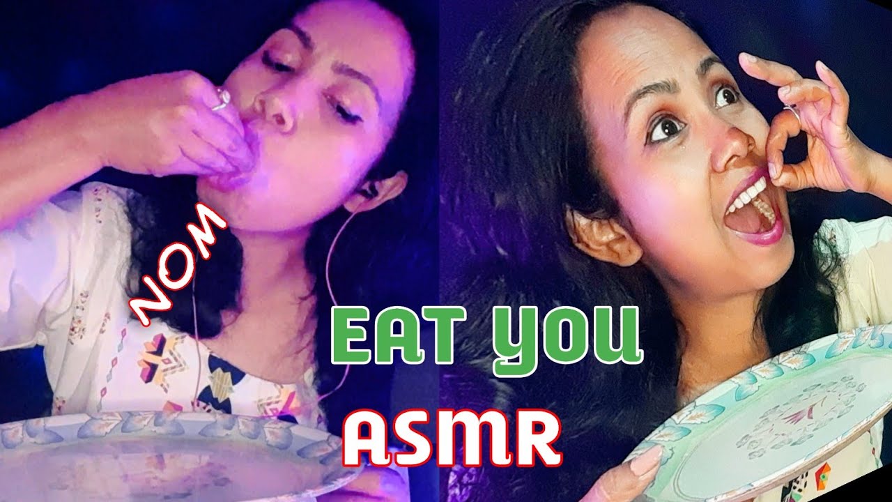 Asmr Hindi | make bread and eat your face | eating roleplay  | mouth sounds
