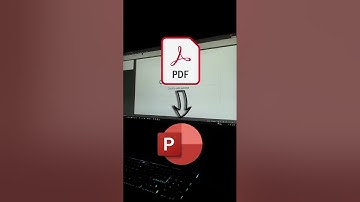How to convert PDF to PowerPoint #productivity #presentation #pdf