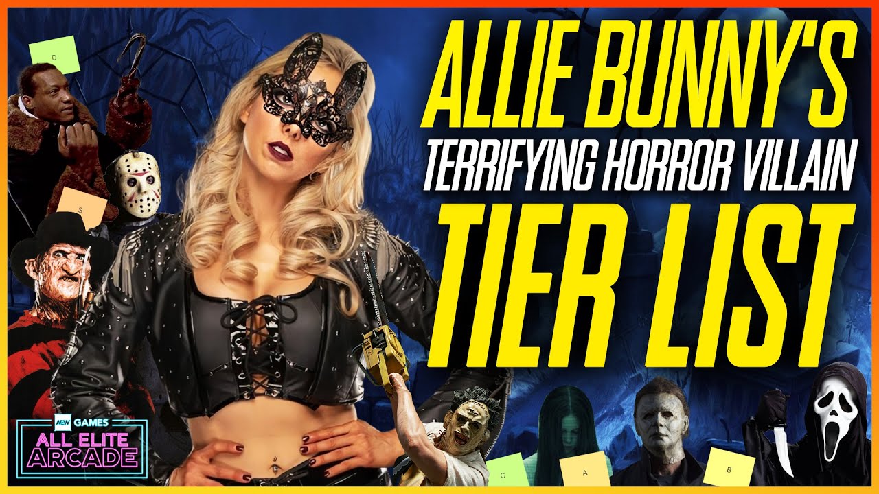 THE BUNNY RANKS HORROR VILLAINS! | Tier List