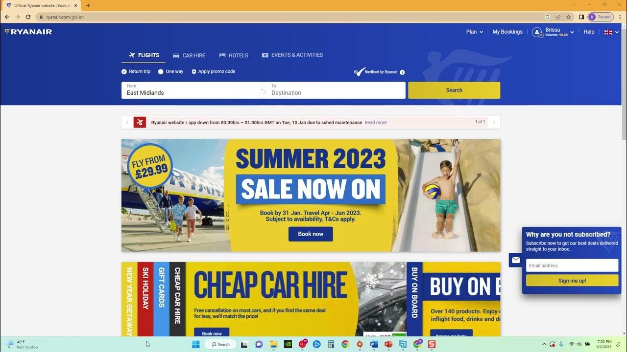 how-to-book-with-ryanair-youtube