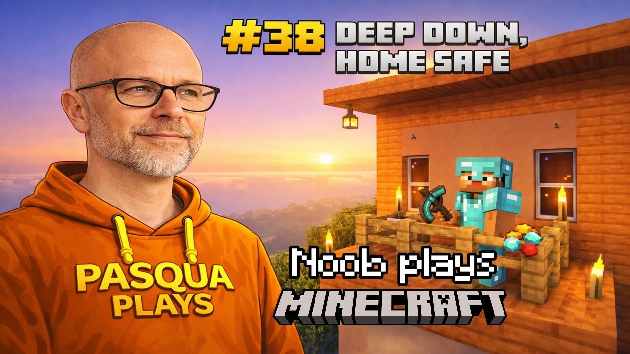 Stocking up on resources | Noob plays MINECRAFT [38] - YouTube