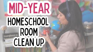 Mid-Year Homeschool Room Clean-Up - Motivating - Lets Get Organized!