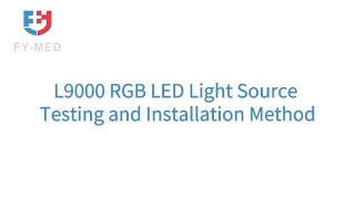 Stryker L9000 Rgb Led Light Source Testing And Installation Fy-Med