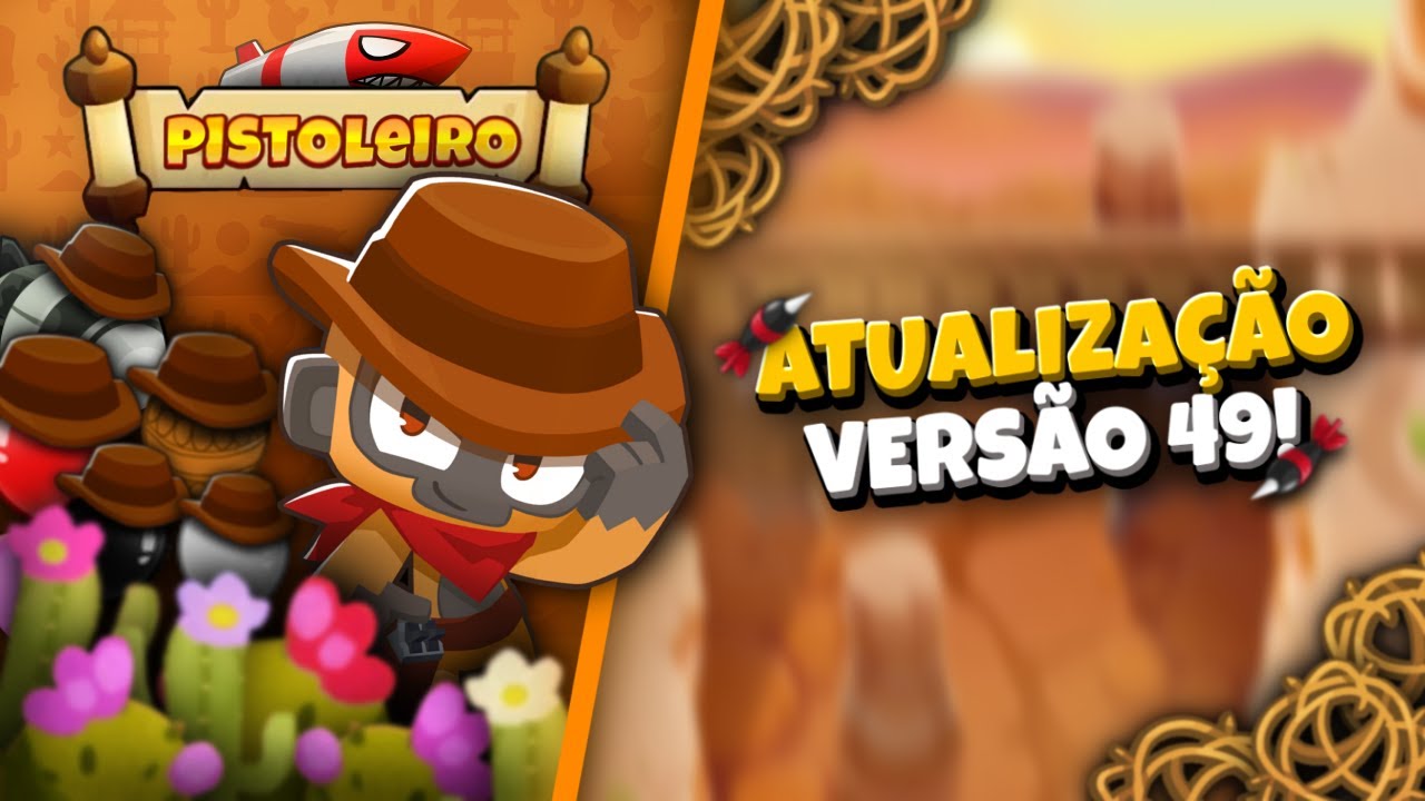 NOVO MACACO na área! Macaco Pistoleiro!  Versão 49 | Bloons TD 6
