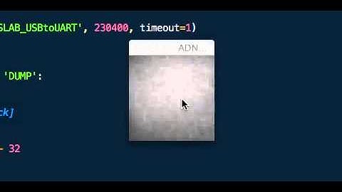 ADNS-9800 Frame Capture Test
