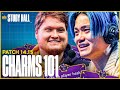 New Set Patch 14.15 and How to Play Charms - TFT Study Hall with @dishsoaptft & @FrodanTV