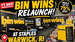 Bin Wins Relaunch at Staples Warwick RI | 360 Store Tour