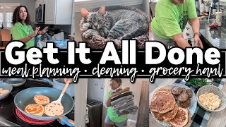 GET IT ALL DONE WITH ME | Cleaning, Meal Planning + Grocery Shopping | Busy Mom Motivation by Boss Mom Hustle 3,560 views 3 weeks ago 27 minutes