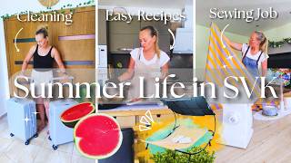Post Vacay Summer Life in Slovakia 🇸🇰 | inTHEmiddle of a Sewing Project | Empty fridge Tesco Haul 🛒 screenshot 5