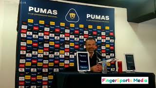 Conferencia de prensa Post Partido Pumas vs América