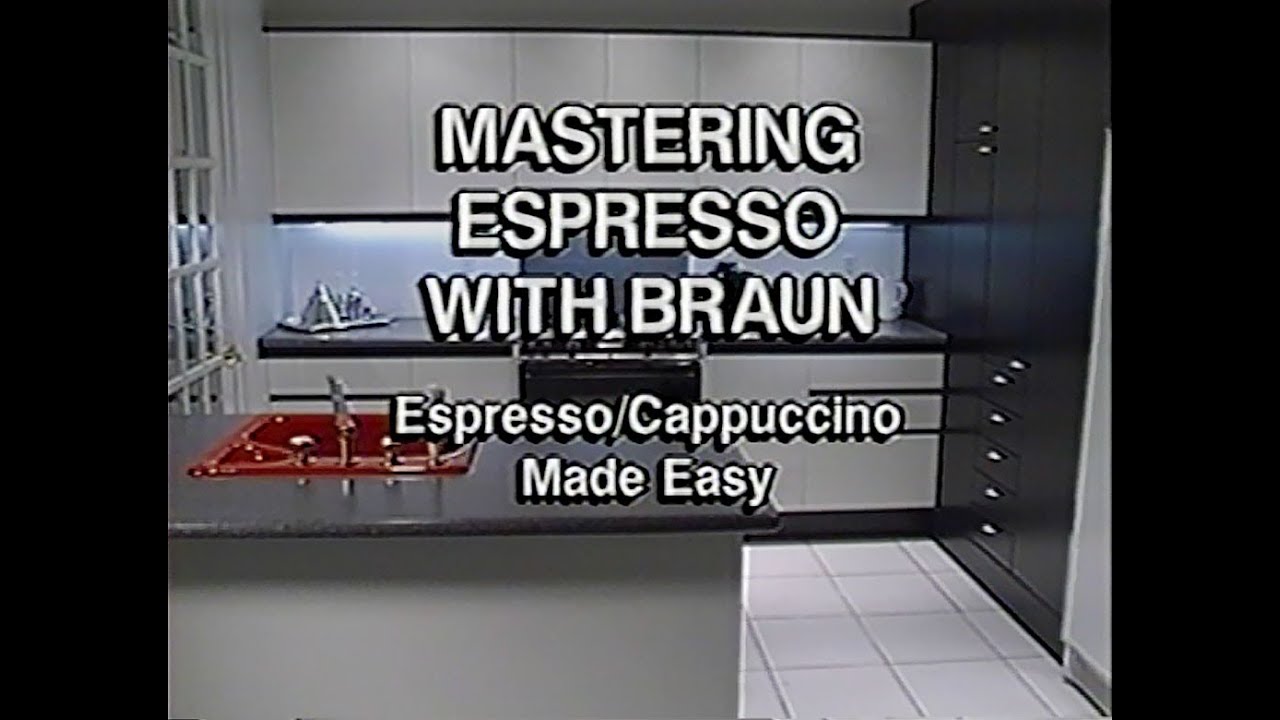Mastering Espresso With Braun - - Made Easy\
