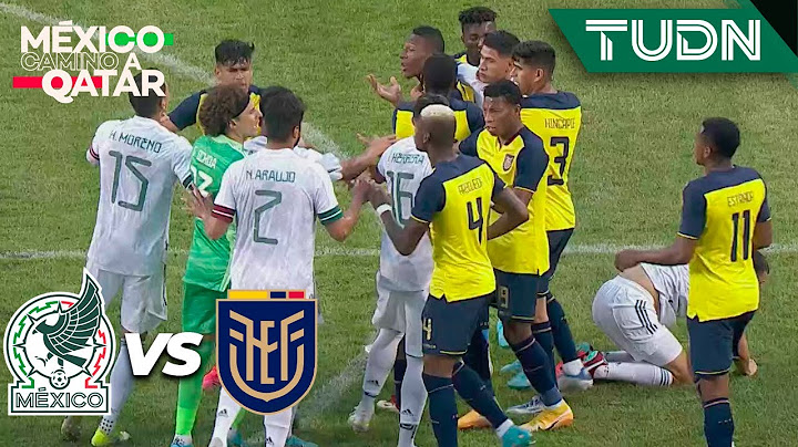 ¡HAY BRONCA! Patada de Caicedo a Chávez | México 0-0 Ecuador | Amistoso Internacional | TUDN