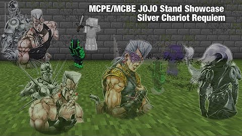 MCPE/MCBE JOJO Stand Showcase『Silver Chariot Requiem』