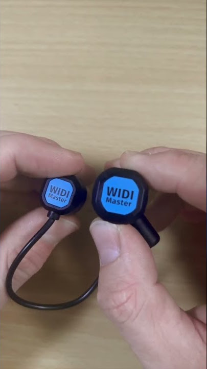WIDI Advanced Wireless MIDI in 1 minute