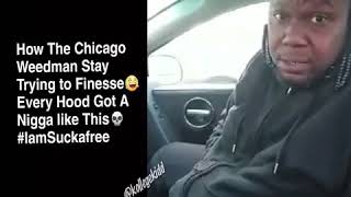 Weed man tries to finesse.
