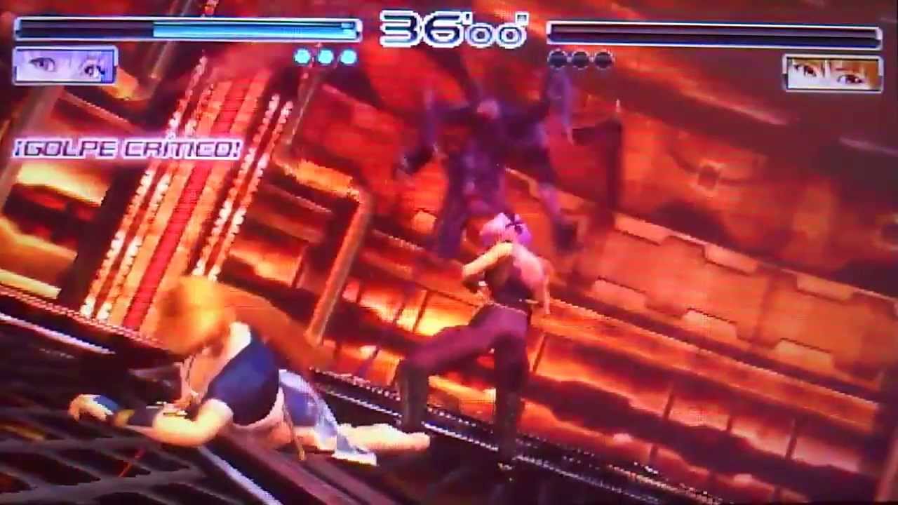 Dead Or Alive Dimensions Free Play In True Fighter Difficulty Ayane Me Vs Kasumi Cpu 