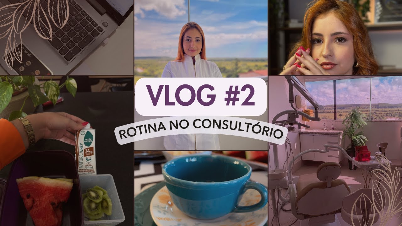 Vlog Odontologia #2 - Um dia na minha rotina de dentista recém formada