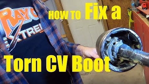 How to Fix your TORN CV BOOT