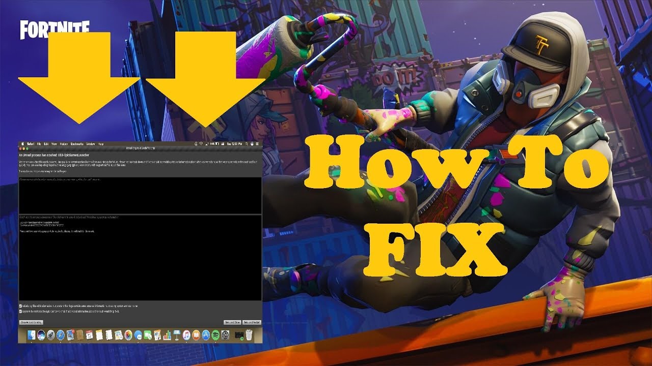 fortnite season 5 how to fix crash report and black screen in game new solutions - fortnite crash report