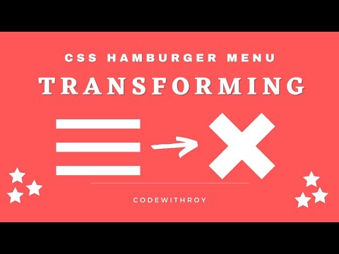 Animated Hamburger Menu