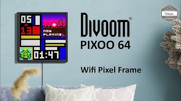 DIVOOM Pixoo64 ❤️ Pixel Art 64 * 64 Digital Photo Frame - DIVOOM SMART App - Unboxing