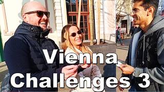 Vienna Challenges 3 🫣😂💶 #vienna #funnyreaction #socialchallenges