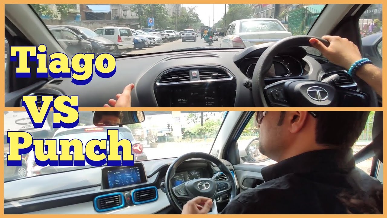 Tata Tiago Vs Tata Punch Petrol Variant Manual Transmission Test Drive
