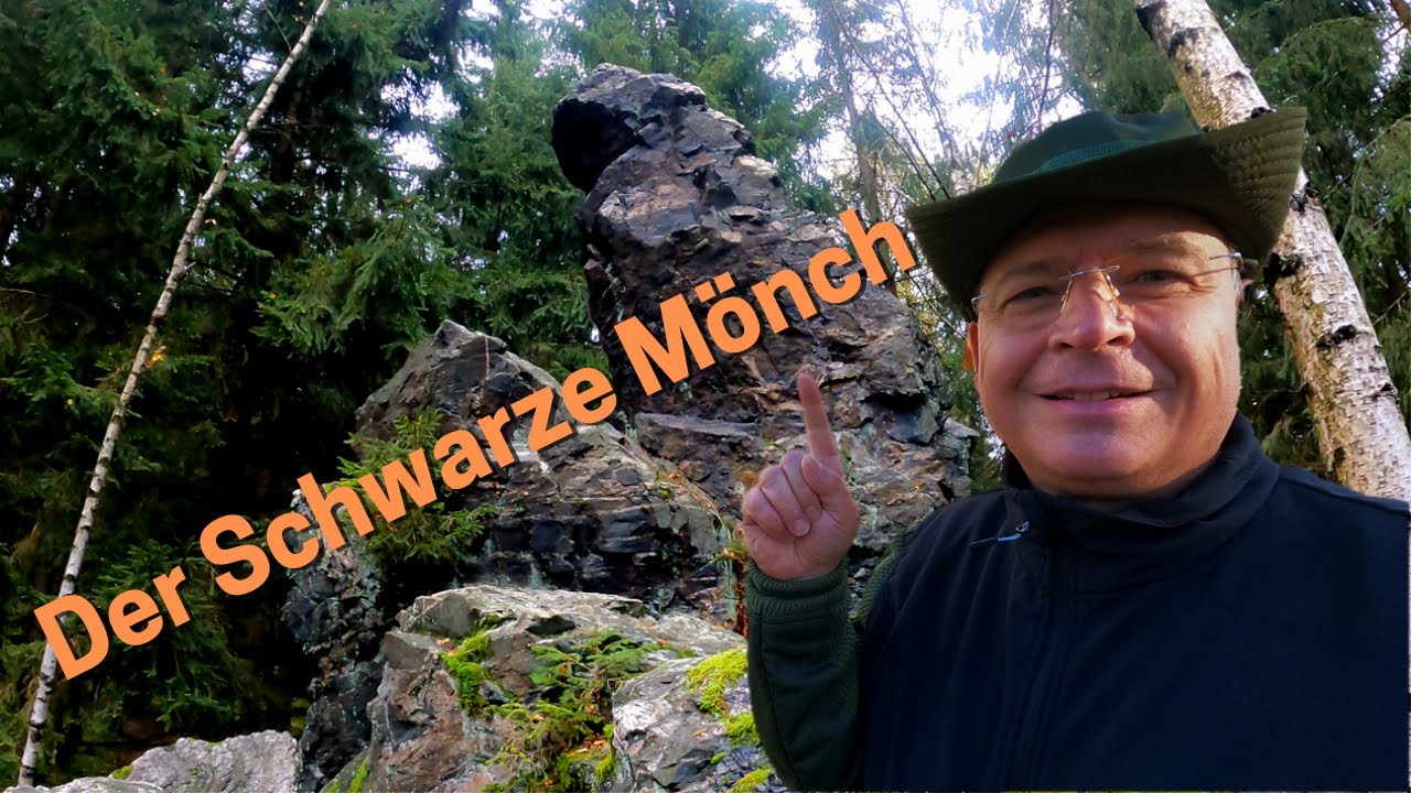 Sagenhafter Schwarzer Stein (Mönch) I Moosmannsage Vogtland I Wanderung bei Falkenstein Vogtland
